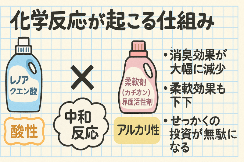 化学反応が起こる仕組みイメージ図