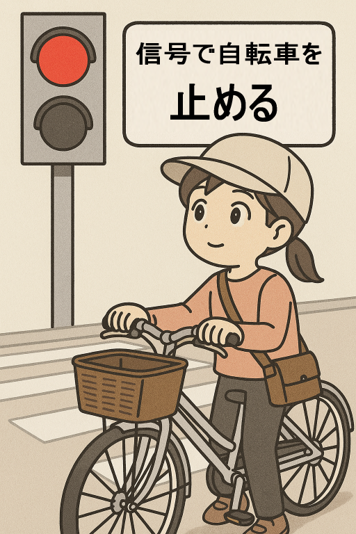 止める